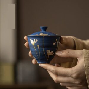 Silver Hand Painted Rollei Bowl